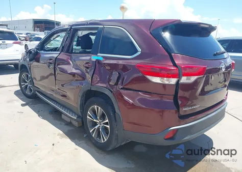 2019 Toyota Highlander Le из США, поврежденный, VIN 5TDZARFH8KS050988